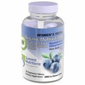 Summit Nutritions Organic Multivitamin (Women's Total),  30 tablet(s)  Unflavoured 