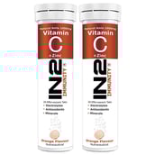 IN2 Vitamin C + Zinc,  20 tablet(s)  Orange Pack of 2 