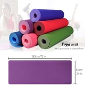1 - B Fit USA TPE Yoga Mat,  Mix Color  6 mm 