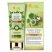 3 - Oriental Botanics Neem Tea Tree & Basil Body Scrub,  100 ml  for Soft Supple & Exfoliated Skin 