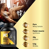 4 - MuscleBlaze Whey Gold Protein,  4.4 lb  Chocolate Mint 