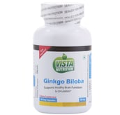 Vista Nutrition Ginkgo Biloba (60 mg),  90 veggie capsule(s) 