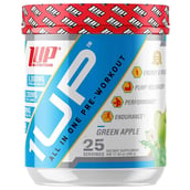 1 - 1UP Nutrition All In One Pre Workout,  1.1 lb  Green Apple 
