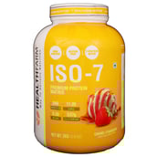 1 - Healthfarm ISO 7 Premium Protein Matrix,  4.4 lb  Caramel Strawberry 