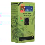 1 - Dr Batra's Herbal Hair Color Cream,  60 ml  Black 
