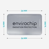 3 - Envirochip Radiation Protection for Mobile, Value Pack of 4 (Black & Silver)