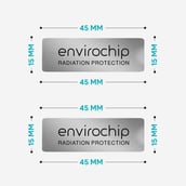 6 - Envirochip Radiation Protection for Laptop,  Silver 