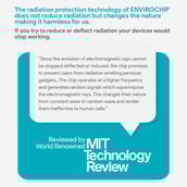 6 - Envirochip Radiation Protection for Wi-Fi Router,  Black 