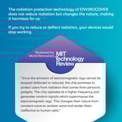 6 - Envirocover Silicon Back Cover for Apple iPhone XI Pro,  with Radiation Protection Technology (Pink) 