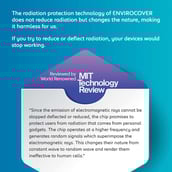 6 - Envirocover Silicon Back Cover for Apple iPhone XI Pro,  with Radiation Protection Technology (Purple) 