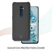 3 - Envirocover Silicon Back Cover for OPPO Reno 2,  with Radiation Protection Technology (Black) 