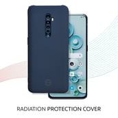 3 - Envirocover Silicon Back Cover for OPPO Reno 2,  with Radiation Protection Technology (Blue) 