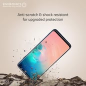 5 - Envirocover Silicon Back Cover for Samsung Galaxy S10,  with Radiation Protection Technology (Blue) 