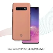 3 - Envirocover Silicon Back Cover for Samsung Galaxy S10 Plus,  with Radiation Protection Technology (Pink) 