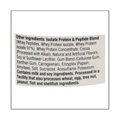 ingredients - MuscleTech Nitro Tech Whey Protein, 1.5 lb Triple Chocolate