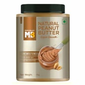 1 - MuscleBlaze Natural Peanut Butter Unsweetened OP,  1 kg  Super Smooth 
