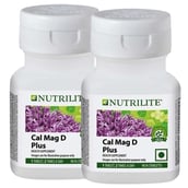 1 - Amway Nutrilite Cal Mag D Plus - Pack of 2, 90 tablet(s) Unflavoured