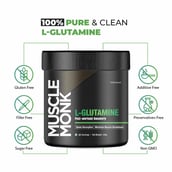 6 - Muscle Monk Intense Mass Gainer with L Glutamine 100g Unflavoured,  6.6 lb  Royal Chocolate 