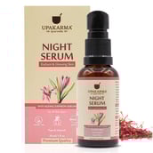 Upakarma Ayurveda Night Face Serum,  30 ml  Glowing and Radiant Skin 