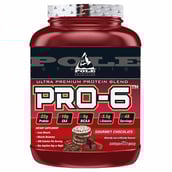 1 - Pole Nutrition Pro 6 Protein Blend,  5 lb  Gourmet Chocolate 
