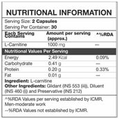 supplement - IN2 L-Carnitine, 60 capsules Unflavoured