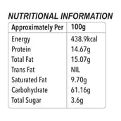 nutrition - The Green Snack Co. Roasted Namkeen - Pack of 2,  Khatta Meetha  200 g 