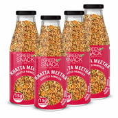 1 - The Green Snack Co. Roasted Namkeen - Pack of 4,  Khatta Meetha  100 g 