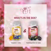 2 - Top Gummy Kids Daily Nutrition Gummies Combo (Multivitamins for Kids + Vitamin C, Zinc),  Orange & Strawberry  2 Piece(s)/Pack 