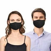 Strauss Unisex Anti-Bacterial Protection Mask, Small, Black