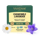 1 - VAHDAM Chamomile Lavender Green Tea,  15 Piece(s)/Pack  Natural 