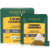 3 - VAHDAM Turmeric Chamomile Herbal Tea,  Natural  15 Piece(s)/Pack 