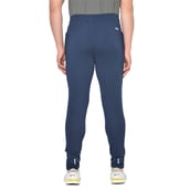 4 - Fitinc Dobby Solid Track Pants,  Navy Blue  Small 