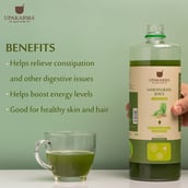 benefits - Upakarma Ayurveda Wheatgrass Juice, Natural 1 L