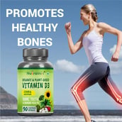 4 - Nutrainix Plant Based Vitamin D3,  120 capsules 