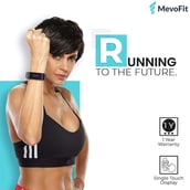 2 - MevoFit Run Fitness Band, Blue