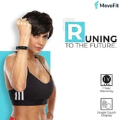 2 - MevoFit Slim Fitness Band,  Black 