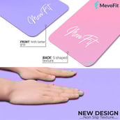 3 - MevoFit All Purpose Yoga Mat,  Pink/Purple  6MM 