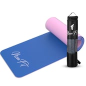 1 - MevoFit All Purpose Yoga Mat,  Pink/Blue  6MM 