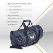 5 - MuscleBlaze Phirse Zidd Kar Bag with Shoe Compartment,  Camo, 40L 