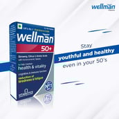4 - Wellman 50+ - Health Supplements,  Unflavoured  30 tablet(s) 