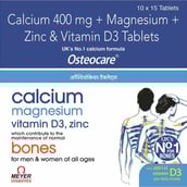 1 - Osteocare Calcium, Magnesium, Zinc ,Vitamin D3,  15 tablet(s)  Unflavoured 
