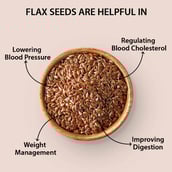 HelpFul - The Green Snack Co. 100% Raw Flax Seeds,  Unflavoured  0.400 kg 