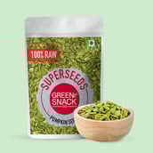 6 - The Green Snack Co. 100% Raw Pumpkin Seeds,  Unflavoured  0.300 kg 