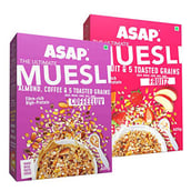 1 - ASAP Ultimate Breakfast Multigrain Muesli,  2 Piece(s)/Pack  COFFEELUV + FRUITZ 