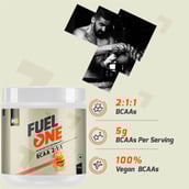 3 - MB Fuel One BCAA 2:1:1,  0.75 lb  50 Servings  Fruit Punch 
