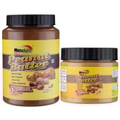 1 - Musclife Peanut Butter Combo Crunchy 340 g,  1 kg  Creamy 