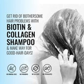 6 - St.Botanica Biotin & Collagen Volumizing Shampoo,  300 ml  No Sulphate, No Parabens, No Silicon 