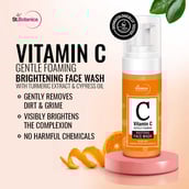 3 - St.Botanica Vitamin C Foaming Brightening Face Wash,  120 ml  Pure Natural Extracts 