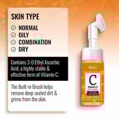 4 - St.Botanica Vitamin C Gentle Foaming Brightening Face Wash, 120 ml with Built in Brush