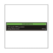 ingredients - Vuaxo Advanced Ginkgo Biloba,  300 capsules 